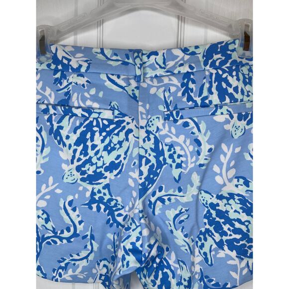 Lilly Pulitzer Blue Turtle Shorts size 0 - Picture 3 of 7